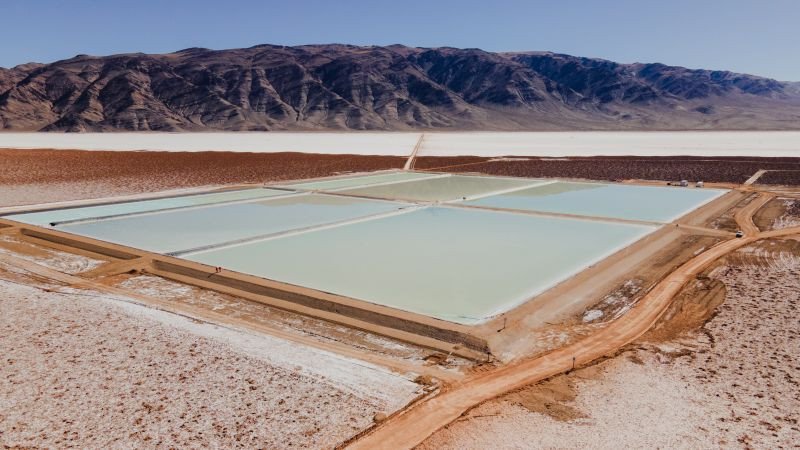 Salar de Pozuelos-Pastos Grandes en Salta, sitio del proyecto de litio de Ganfeng
