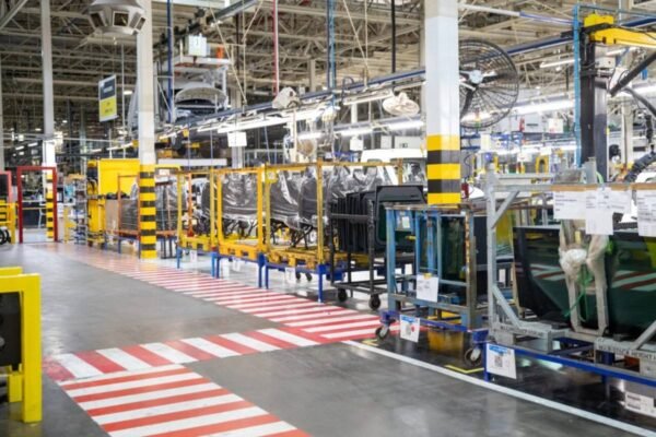 Planta de Renault Geely do Brasil en São José dos Pinhais, Paraná, donde se produce el Geely EX5 EM-i