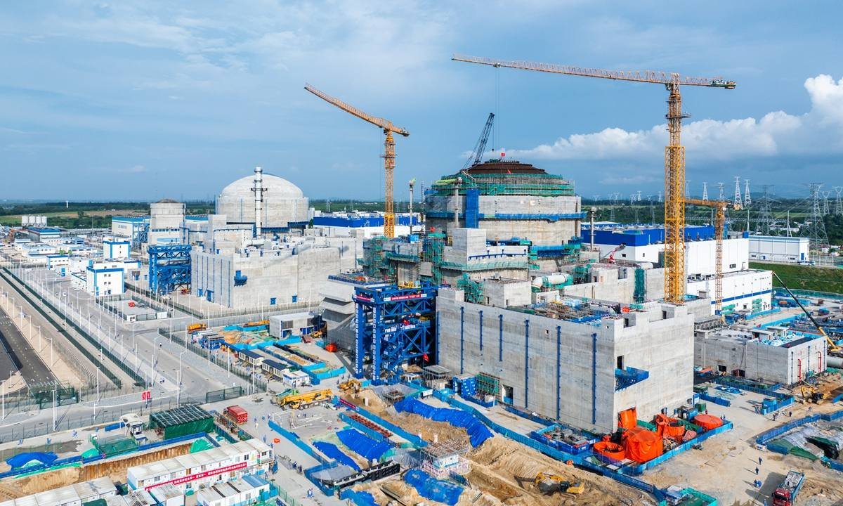Central nuclear china con reactor Hualong One, la misma tecnología elegida para Atucha III