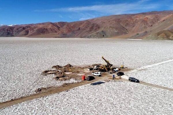 Vista del proyecto de litio Tres Quebradas, en Catamarca, controlado por la china Zijin Mining