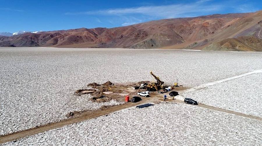 Vista del proyecto de litio Tres Quebradas, en Catamarca, controlado por la china Zijin Mining